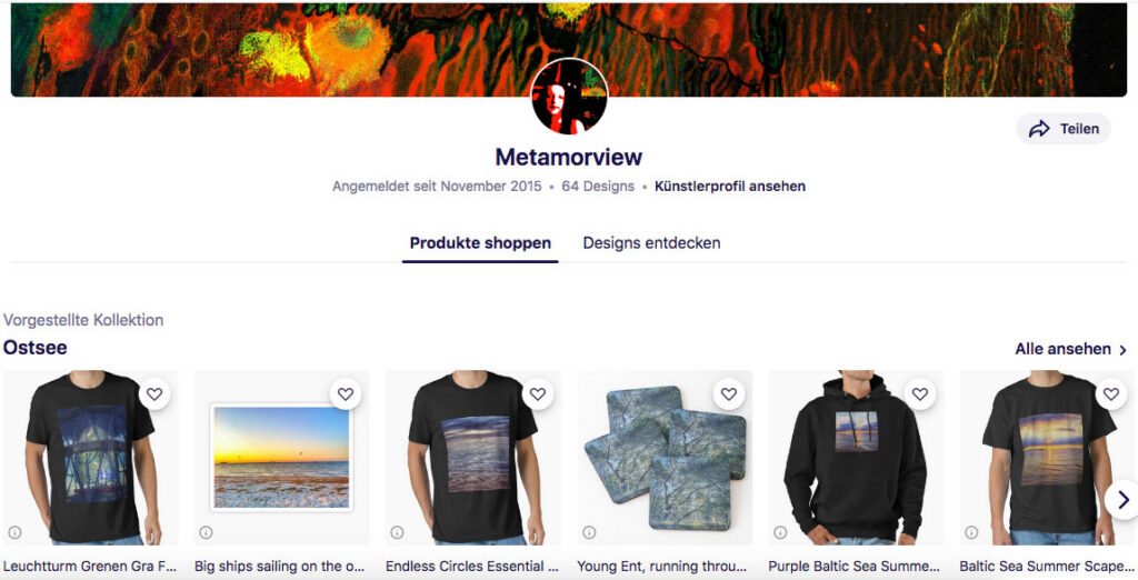 Redbubble-Shop