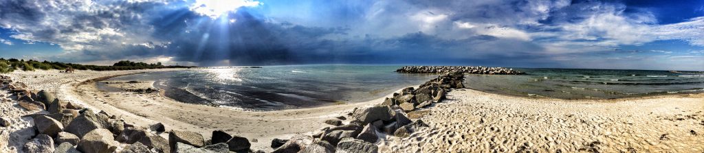 Storm over the western seashore